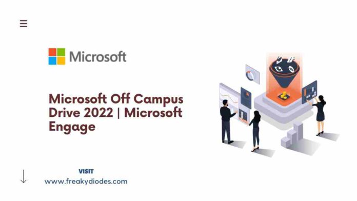 Microsoft Off-campus Drives 2022, Microsoft Software Engineer Hiring 2022, Microsoft Recruitment Drive 2022, Microsoft off-campus Drives for 2022 batch, Latest Off Campus Drives for 2022 batch, Microsoft Engage 2022