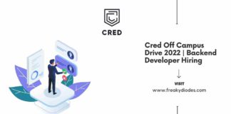 CRED Off Campus Drive 2022 Batch, Cred Backend Developer Recruitment Drive 2022, Cred Recruitment Drive 2022, Cred Backend Developer Hiring 2022, Latest Off Campus Drives for 2022 Batch, Cred Careers