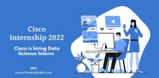 Cisco Internship 2022, Cisco Data Scientist Internship 2022, Cisco Internships for 2022 Batch, Latest Internships for 2022 Batch, Cisco Careers for freshers 2022 - Cisco is hiring interns for the Data Science domain, this role is exclusively for 2022 batch students. If you are in Data Science and Machine Learning domain then does not miss this amazing opportunity. Boost up your career in Data Science with this Amazing opportunity.