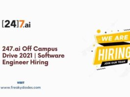 247.ai Off campus drive 2021 batch, 247.ai software engineer hiring 2021, Off campus recruitment drive for 2021 batch, latest off campus drive for 2021 batch, 247.ai Careers 2021