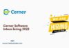 Cerner Internship 2022, Cerner Software Intern Hiring 2022, Cerner Software Development Internship 2022, Latest Internship Opportunities 2022, Internships for 2022 batch, Cerner Careers