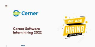 Cerner Internship 2022, Cerner Software Intern Hiring 2022, Cerner Software Development Internship 2022, Latest Internship Opportunities 2022, Internships for 2022 batch, Cerner Careers