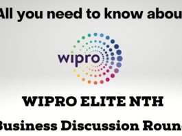 WIPRO Business Discussion Round Elite NTH - 2022