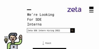 Zeta SDE Hiring 2022, Zeta Internship 2022, Zeta Software Development Engineer Intern Hiring 2022, Zeta Careers 2022