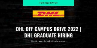 DHL Off Campus Drive 2022, DHL Graduate Hiring 2022, DHL Recruitment Drive 2022, latest off campus drive for 2022 batch, DHL Hiring 2022, DHL Careers 2022 - DHL LOGISTICS is hiring 2022 batch engineering students for various technical roles such as Development, Testing, Consulting & Support. If you are a 2022 engineering graduate looking for opportunities then Must Apply!!! Read all the details below-
