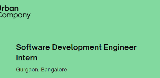 Software Development Engineer Intern At Urban Company(UrbanClab) For 2022 Batch