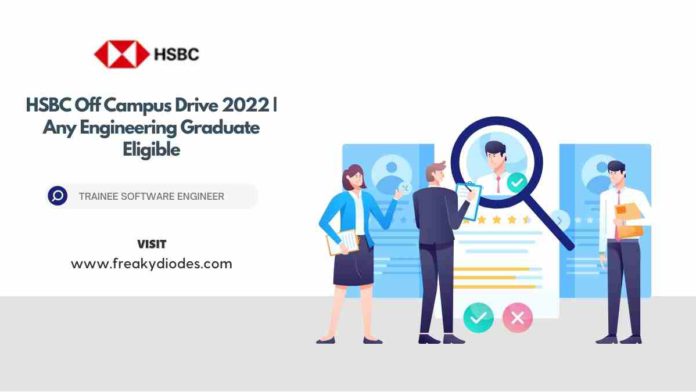 HSBC Off Campus Hiring 2022 Batch, HSBC Bank Trainee Software Engineer Hiring 2022 Batch, Latest Off Campus Drives For 2022 Batch, HSBC Bank Careers 2022