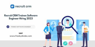 Recruit CRM Off Campus Drive 2023 Batch, Recruit CRM Trainee Software Engineer Hiring 2023 Batch, latest off campus drive for 2023 batch, Recruit CRM Careers For 2023