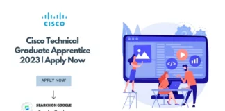 Cisco Technical Graduate Apprentice 2023 Batch, Cisco Apprenticeship 2023 Hiring, Latest off campus drives 2023, Latest Apprenticeship programs in India, Cisco Careers For Freshers 2023