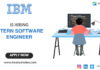 IBM Internship 2023 | Hiring for Associate Systems Engineer | Opportunity for all Software Engineering