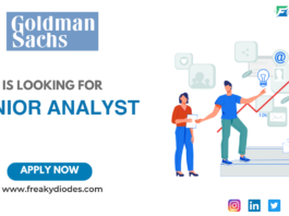 Goldman Sachs Off campus drive 2023 | Hiring for Senior Analyst | Opportunity for graduates
