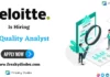 Deloitte | Junior Quality Analyst | Hiring for 2023