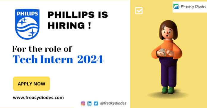 Philips Internship drive 2024 | Hiring for Tech Internship | Opportunity for Engineers